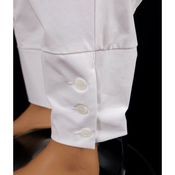 Molly Goddard Casual Cotton Pants Size UK 10 US S Womens White NWT - Picture 6 of 13